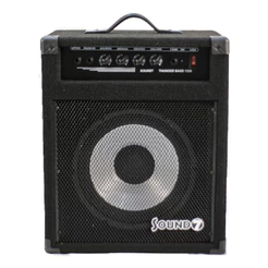Amplificador Cubo Sound7 Thunder Bass 1200 Preto
