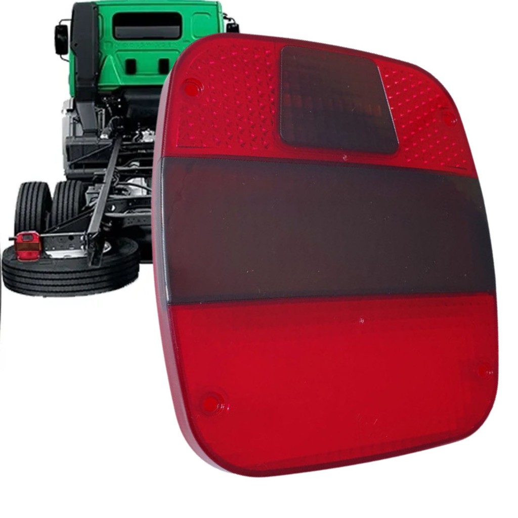 Lente da Lanterna Traseira Volkswagen / Ford Marmita LE / LD Pisca Fumê Bicolor (T12945223A) em Oferta na Shopee