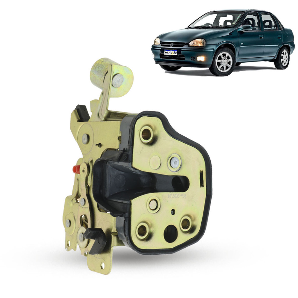 Fechadura da Porta Traseira Mecânica Chevrolet Corsa G1 Classic Hatch Sedan Wagon 1994 até 2002