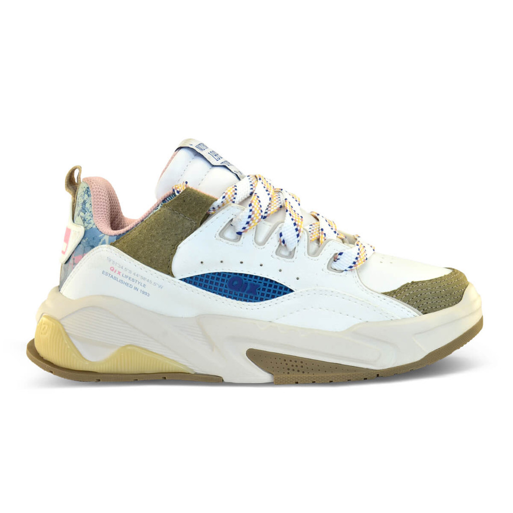 Tênis QIX Missy Feat Urban Macio Bege e Rosê Feminino Confortavel Bonito Casual em Oferta na Shopee