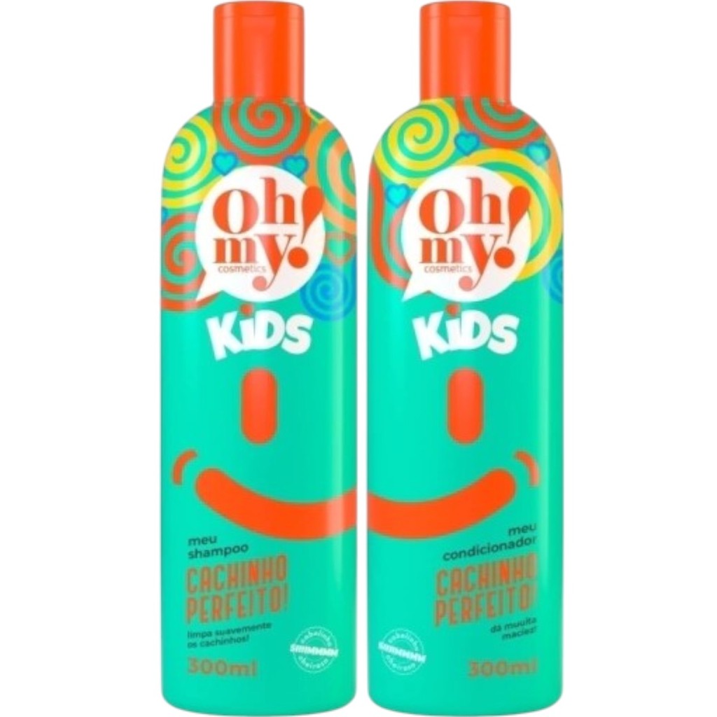 Kit Kids Cachinho Perfeito! 1 Shampoo 1 Condicionador 300ml Oh My!