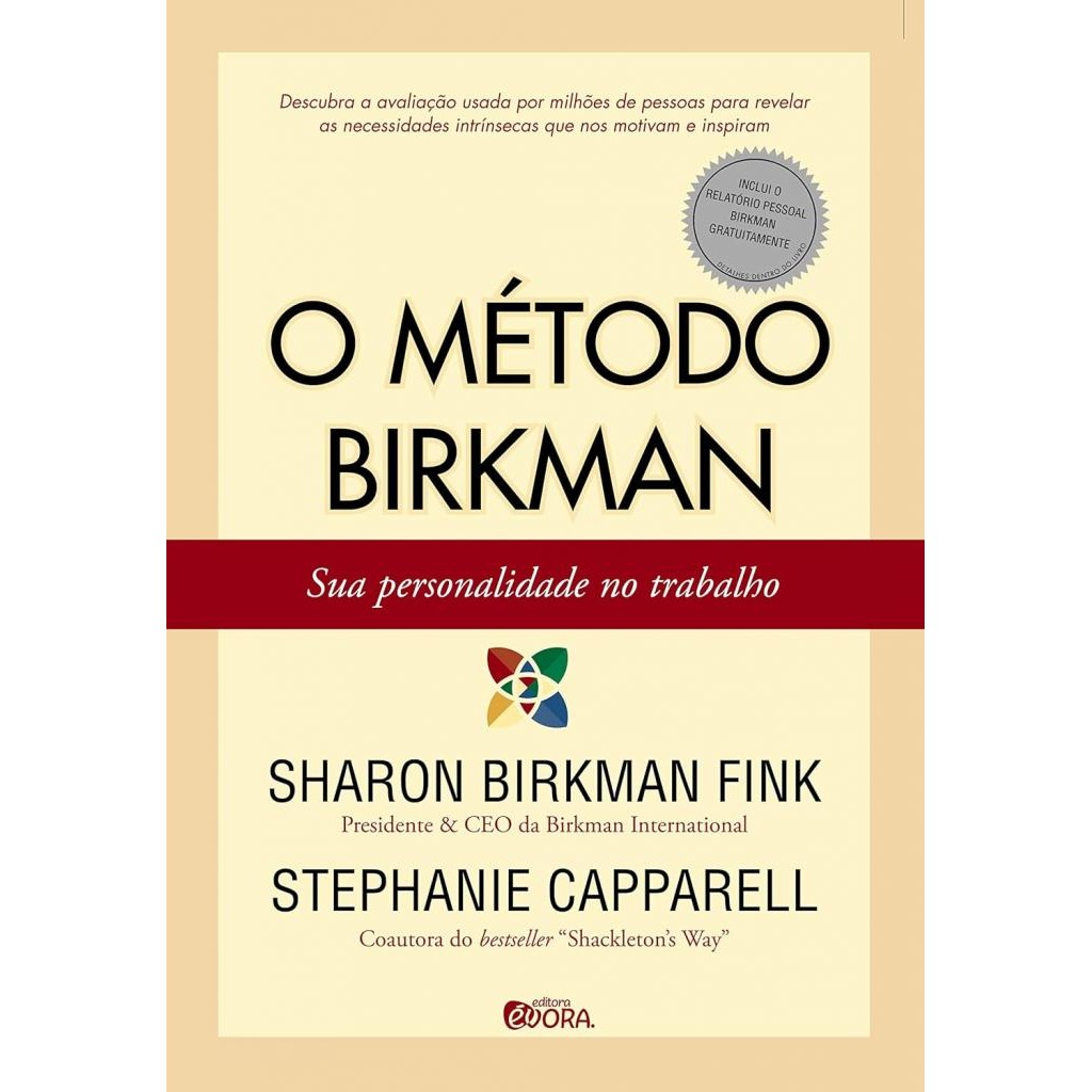 Livro: O Método Birkman: sua personalidade no trabalho Autor: Sharon Birkman Fink e Stephanie Capparell (Novo, Lacrado)
