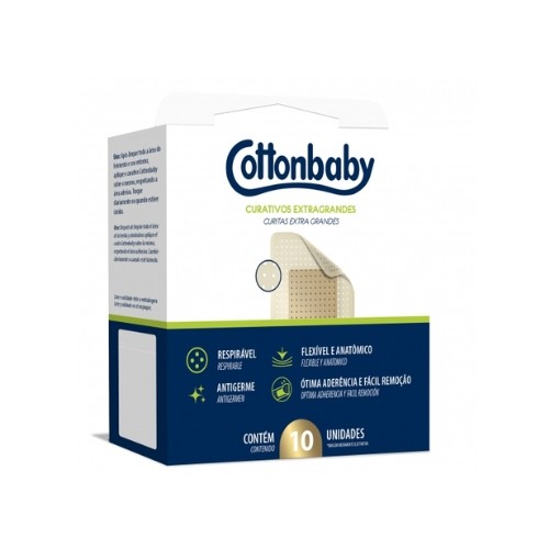 Curativo Cottonbaby 10 Unidades Antisséptico Proteção Feridas em Oferta na Shopee