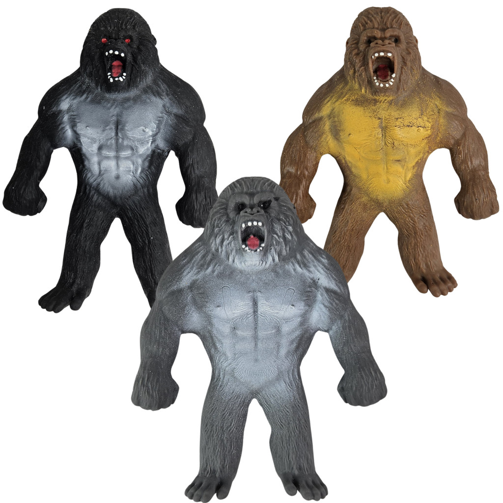 Brinquedo Animal Divertido Gorila Boneco Estica e Puxa Anti Estresse Sortido Castela em Oferta na Shopee