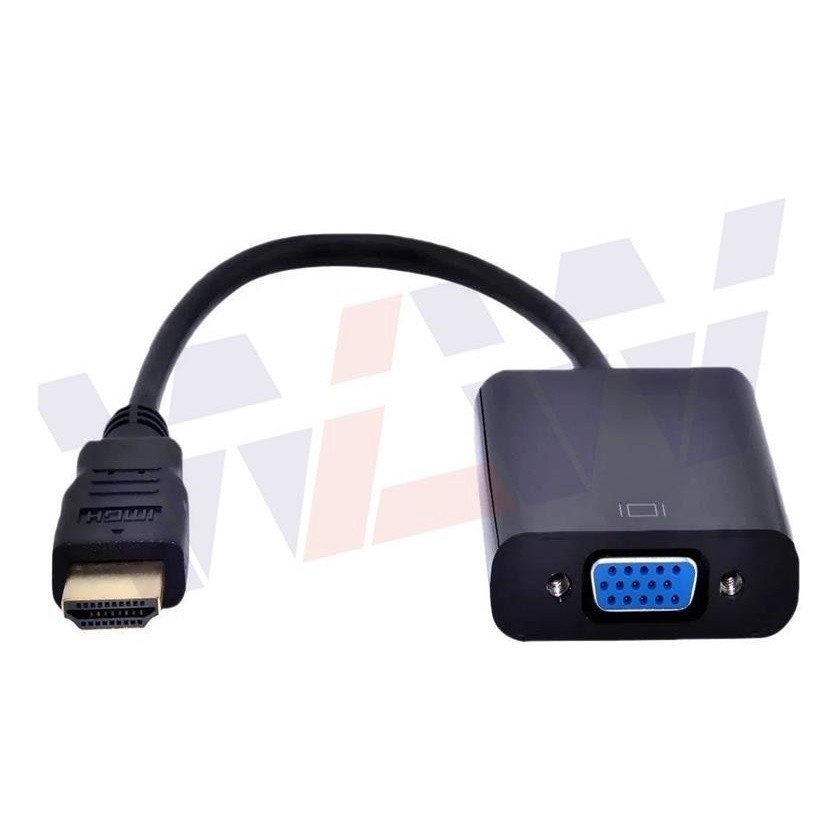 Conversor Compatível com HDMI Para Vga Femea Pc Ps3 Ps4 Projetor Notebook