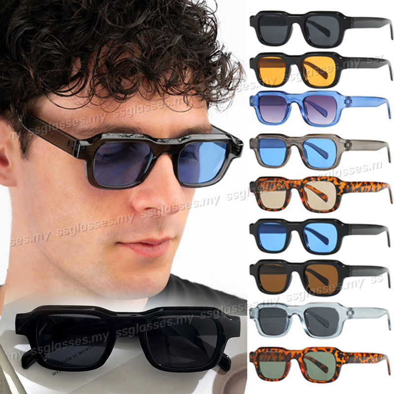 Moda Retro Pequeno Quadro Óculos De Sol Para Homens E Mulheres Policromo Unisex Retângulo Ao Ar Livre Condução Pára-Resi em Oferta na Shopee