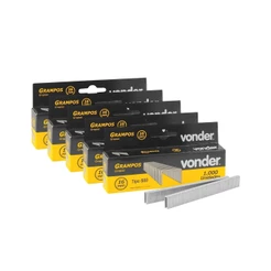 Kit Grampos 16mm p/ Grampeador GPE-916 5 Caixas c/ 1000 unidades Vonder