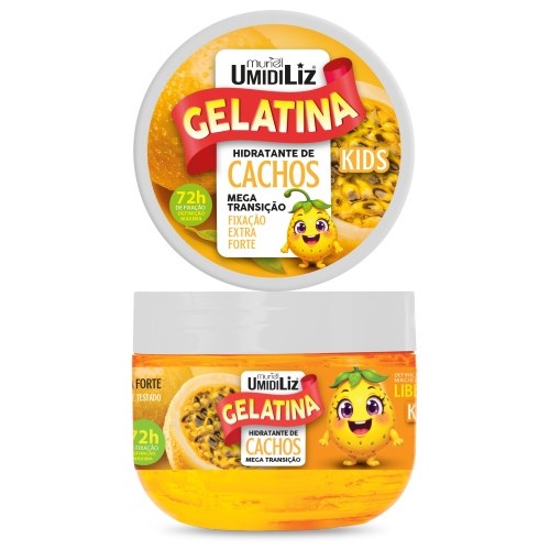 Gelatina Muriel Umidiliz Hidratação Maracujá Kids 250g