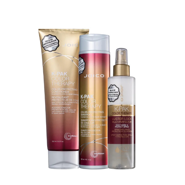 Joico K-PAK Color - Shampoo 300ml+Condicionador 250ml+Leave-in 200ml em Oferta na Shopee