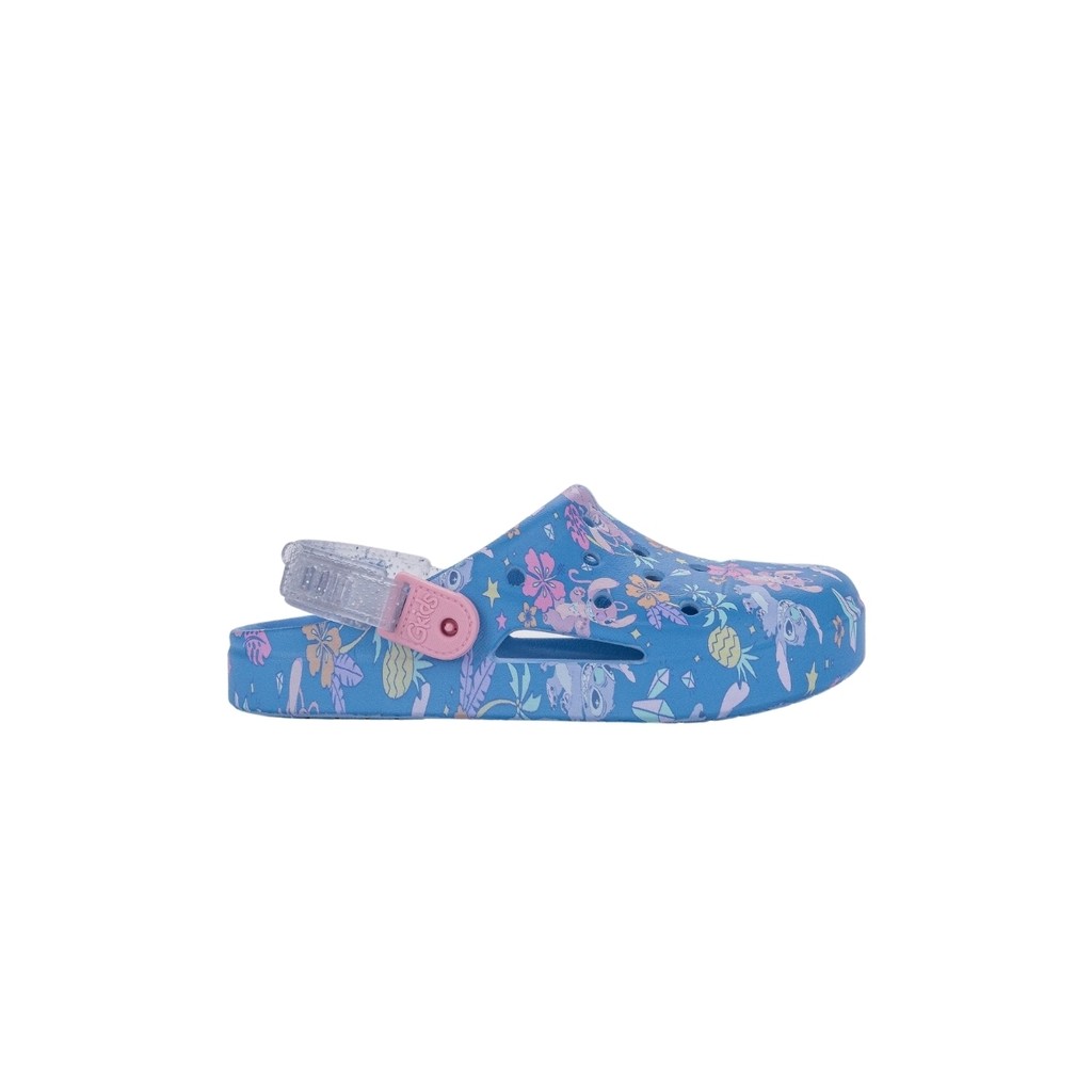 Babuche Grendene Kids Stitch E Angel Disney Azul em Oferta na Shopee