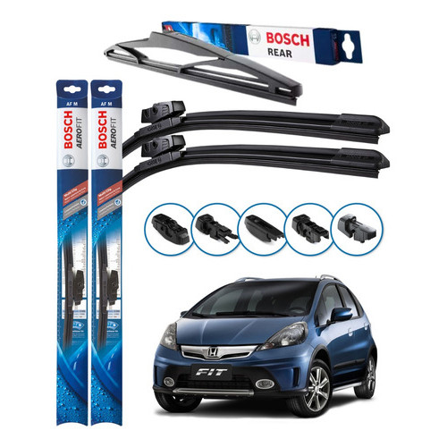Palheta Diant E Traseira Para-brisa Bosch Fit 2009 A 2014 em Oferta na Shopee