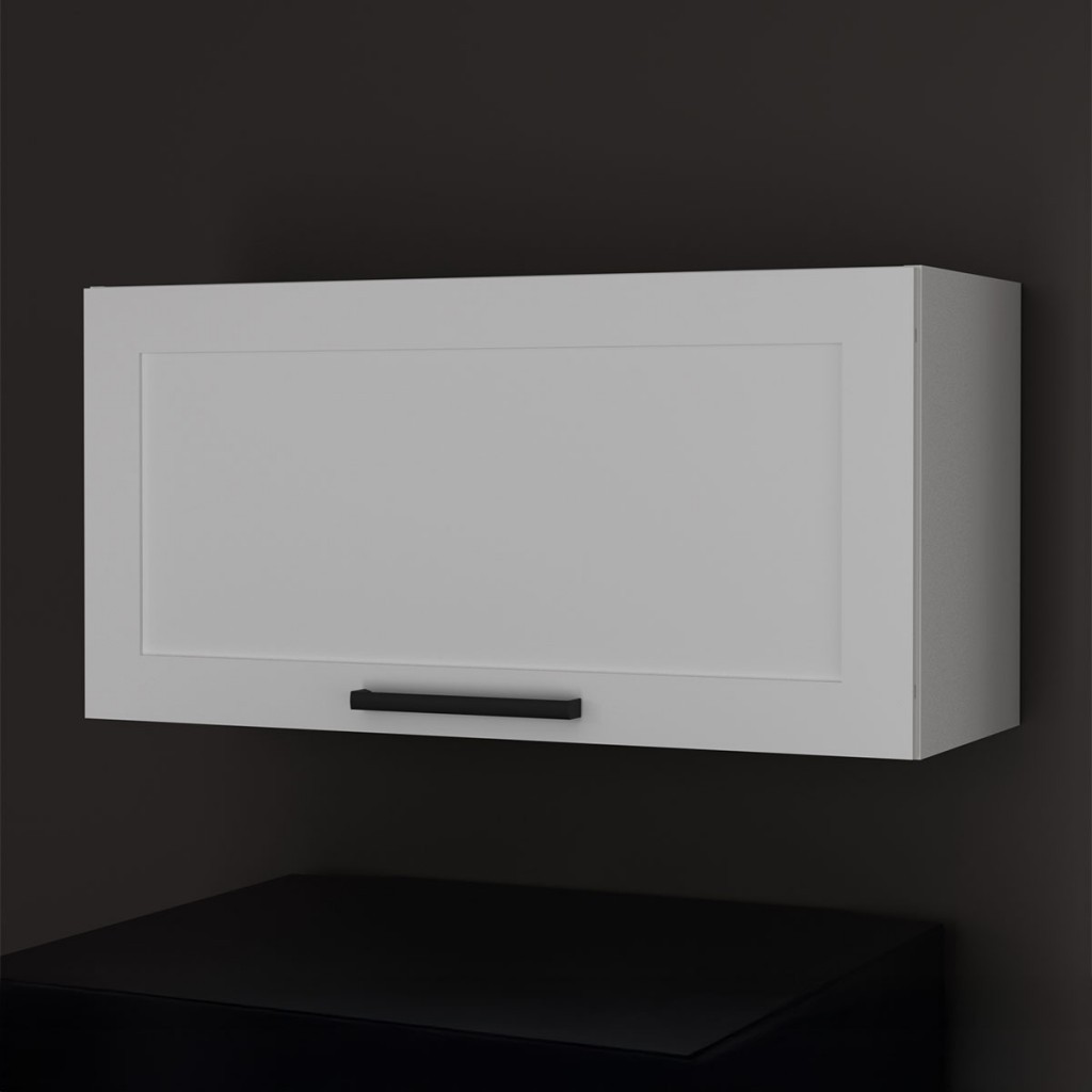 Armário Aéreo Cozinha 80 Cm 1 Porta Cz3316 Branco - Tecno Mobili em Oferta na Shopee