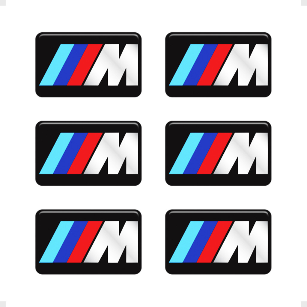 Kit Adesivos Bmw Motorsport M3 M5 X1 X5 X6 Emblema Generico em Oferta na Shopee