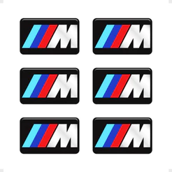Kit Adesivos Bmw Motorsport M3 M5 X1 X5 X6 Emblema Generico