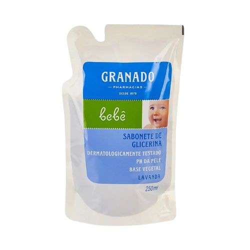 Sabonete Líquido Refil Granado Bebê Lavanda 250ml em Oferta na Shopee