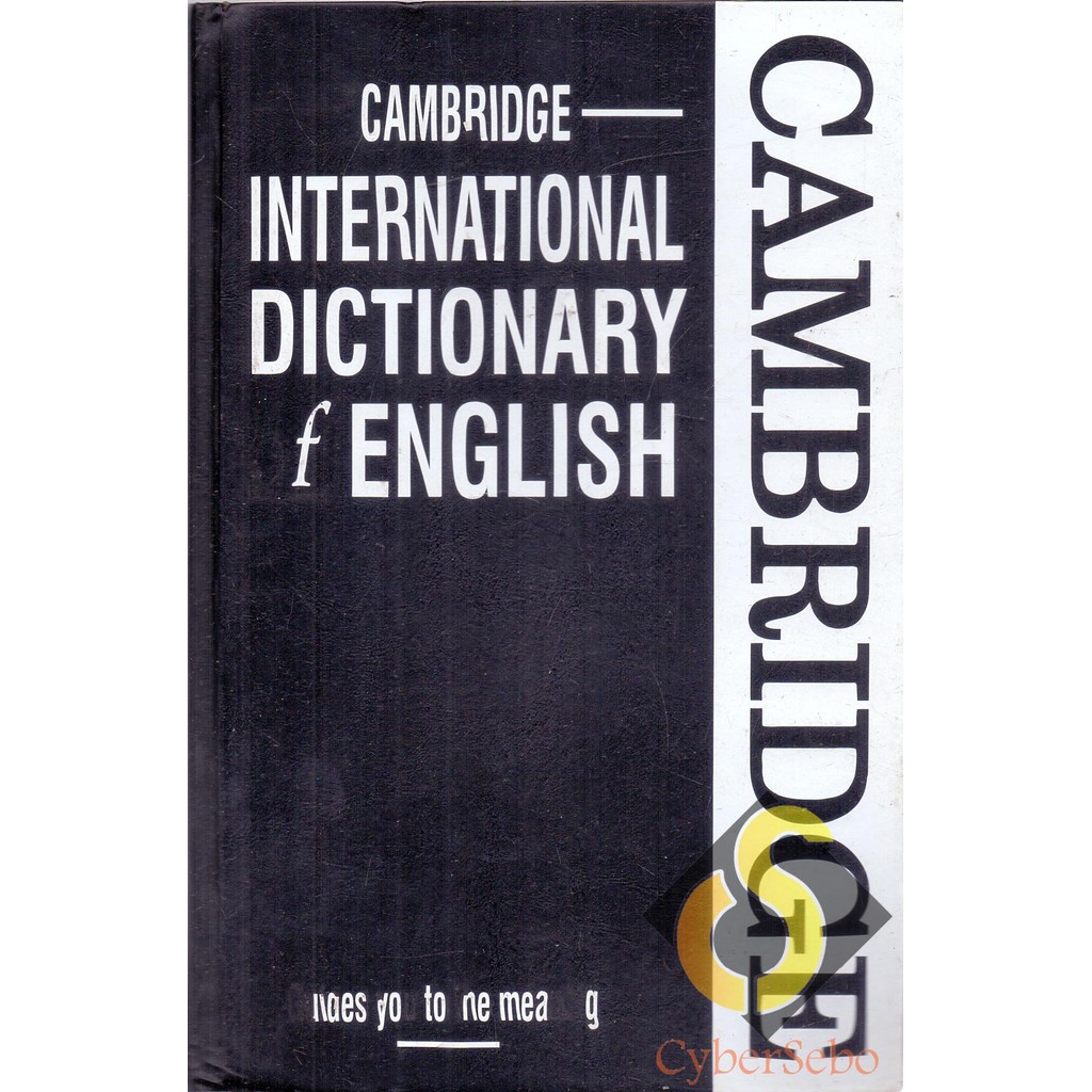 Cambridge International Dicitionary of English - Textbooks For Foreing Speakers