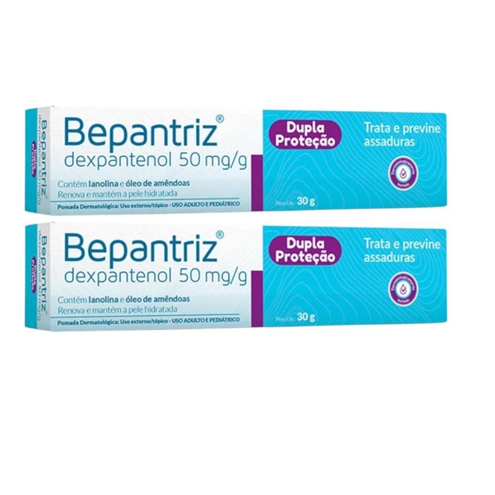 Kit Bepantriz Pomada Dupla Proteção Com 2 Caixas De 30g Cada