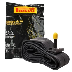 Câmara De Ar Pirelli Aro 24x1 3 / 8 Cadeira De Rodas Bicicleta bike infantil pneu fino slick