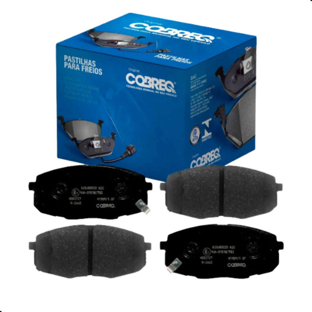 Pastilha De Freio Creta Cerato Soul Cobreq De Ceramica