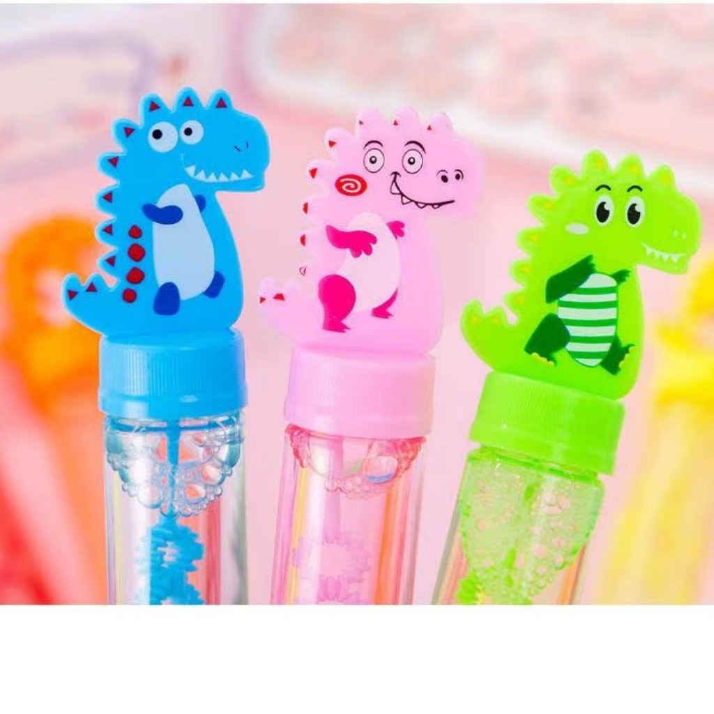 kits 3/6/12  barras de sabão de bolha de brinquedo divertido dinossauro em Oferta na Shopee