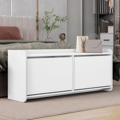 Sapateira Banco Dalia Quarto com 2 Porta Basculante