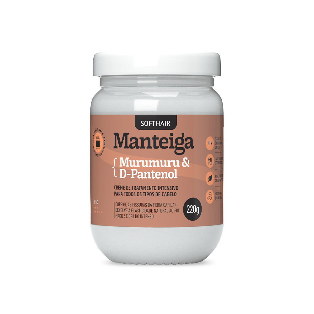 Manteiga de Murumuru e D-Pantenol 220ml em Oferta na Shopee
