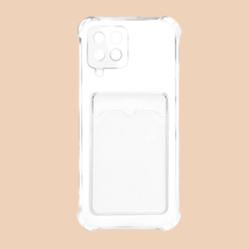 Capa De Celular De Silicone Transparente Com Porta Cartão Para Samsung M33/m33 6k  -