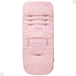 Almofada Carrinho Bebe Dupla Face Universal Unicórnio Rosa 18492 - Buba