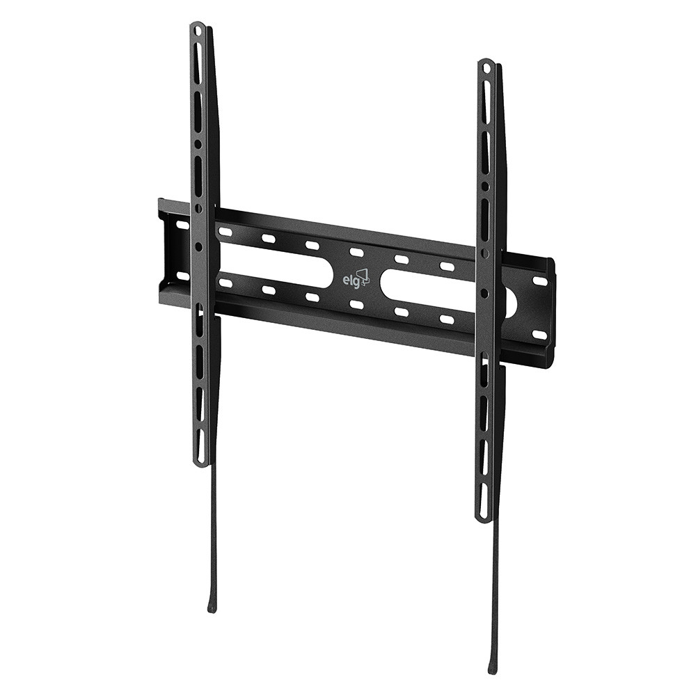 Suporte Fixo de Parede TV 32 a 77 Pol 50kg VESA 400x400 Slim Trava ELG FIX400
