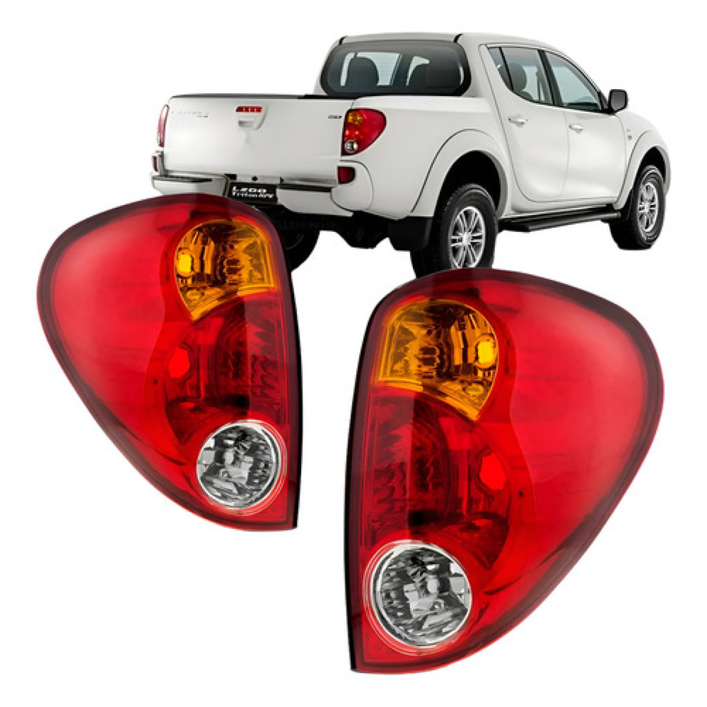 Par de Lanternas Traseira mitsubishi L200 Triton 2007 2008 2009 2010 2011 2012 2013 2014 2015 2016 produto novo lanterna