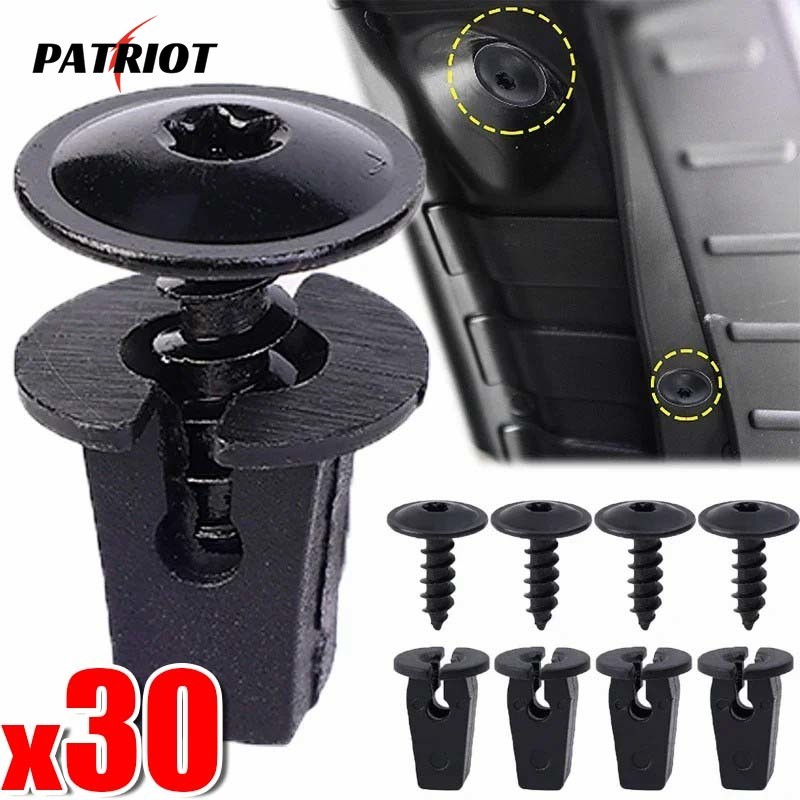 Fender 10/20/30 Pcs Parafuso De Fixação Do Pára-Choque Carro-Para VW Passat Golf Audi Painel Undertray Splashguard-Acess em Oferta na Shopee