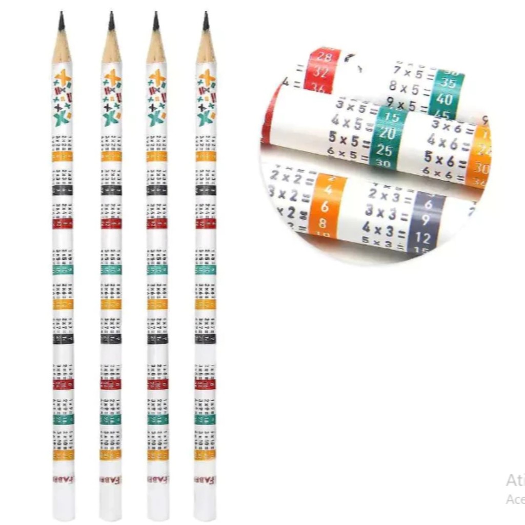 Lapis Preto Com Tabuada - Faber Castell