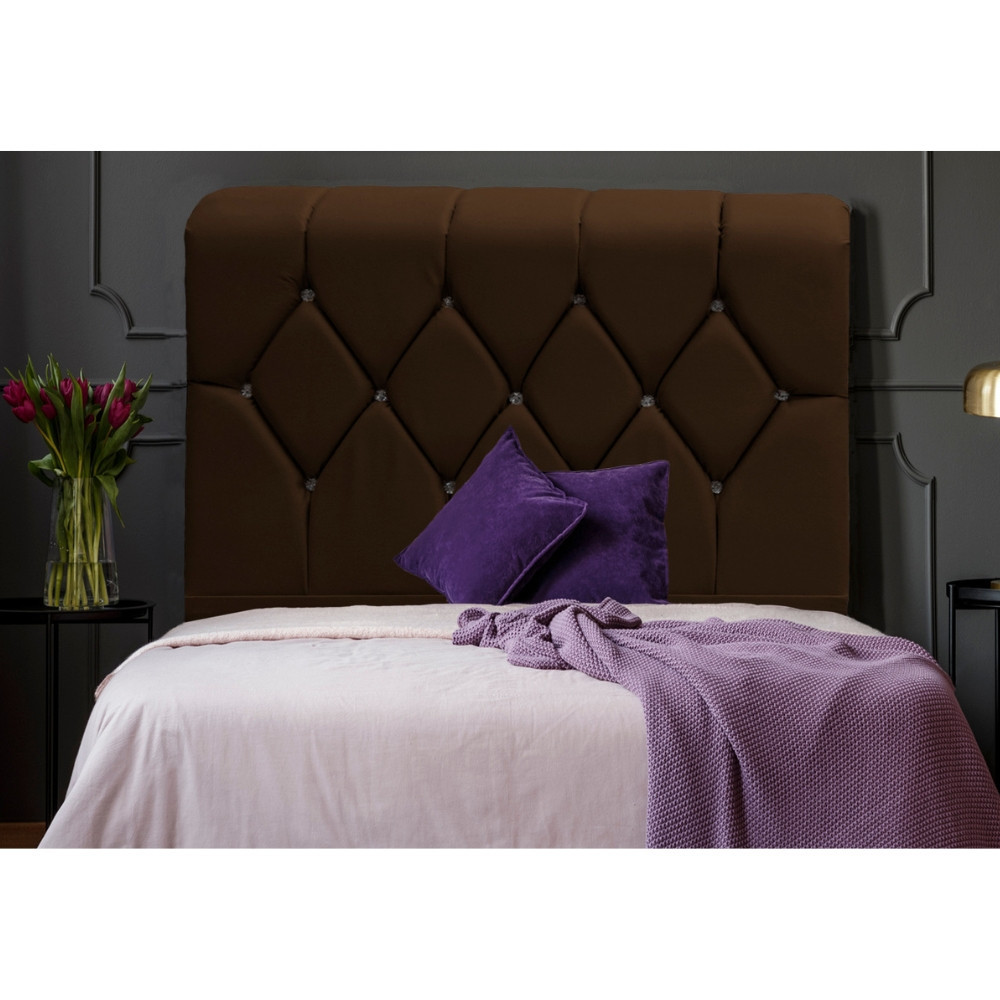 Cabeceira Estofada Solteiro 88CM Veludo Milena JSW em Oferta na Shopee