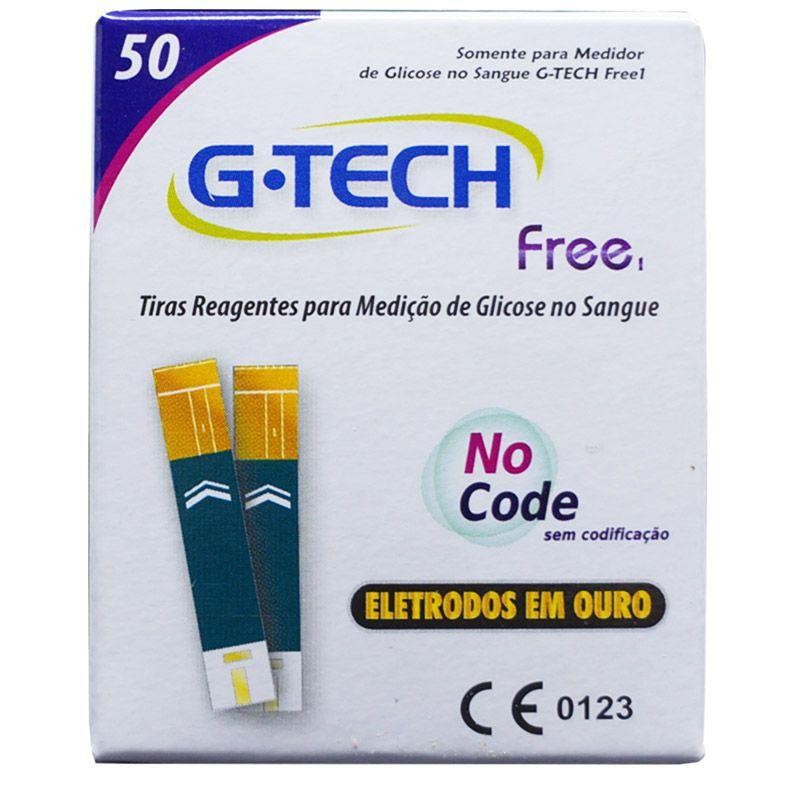 Tiras Fitas De Glicemia Free Para Medição De Glicose - Para Aparelho Free e Smart Da G-tech