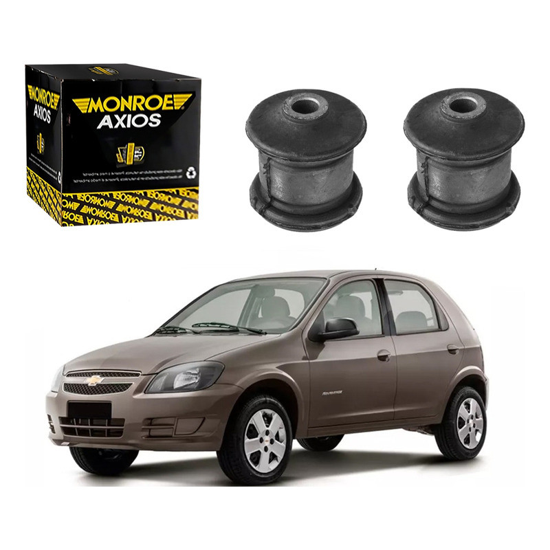 Par Bucha Bandeja Dianteira Celta 1.0 1.4 2013 A 2016 - Spare Parts and Accessories for Vehicles