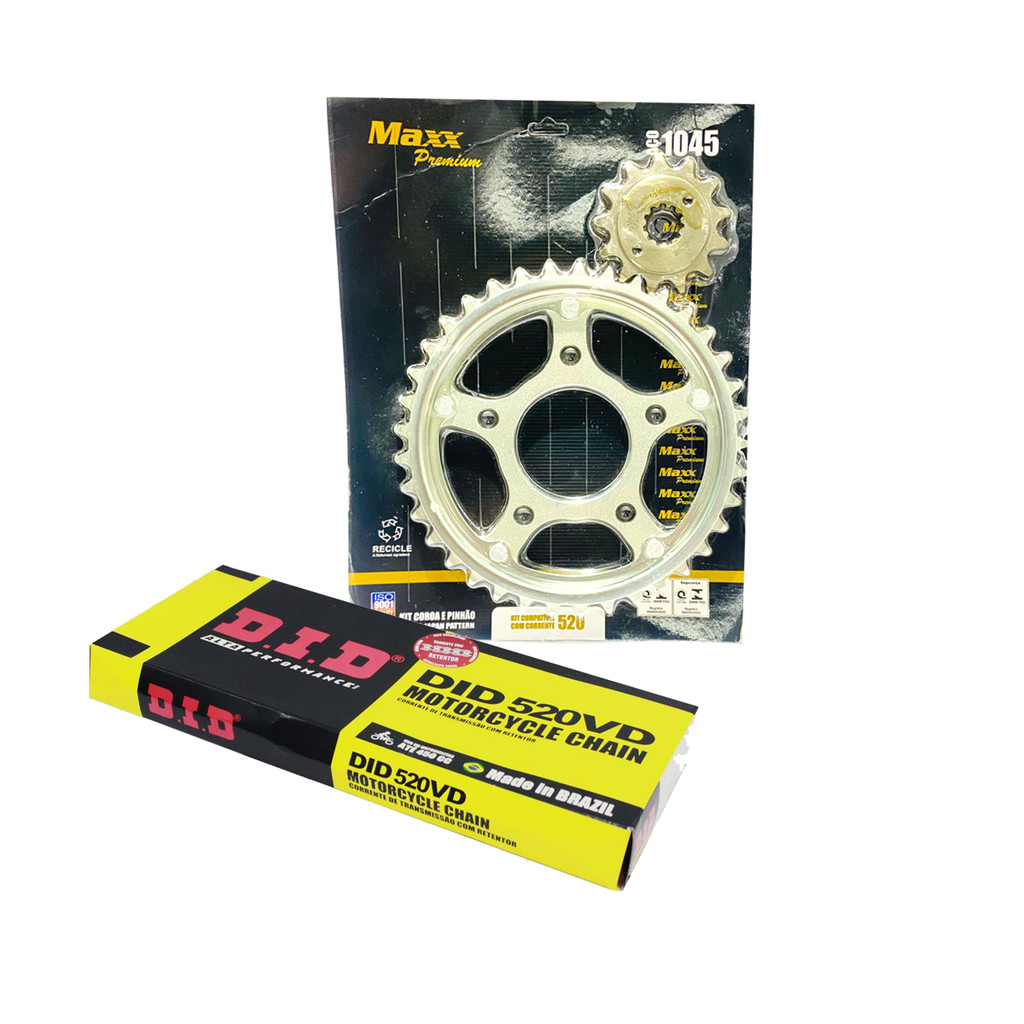 Kit Relação C/ Retentor Cbx Twister 250 01-08 Maxx + Did em Oferta na Shopee
