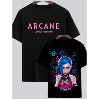Camiseta Série Arcane L3ague of L3gends Jinx e Violet 100% Algodão em Oferta na Shopee