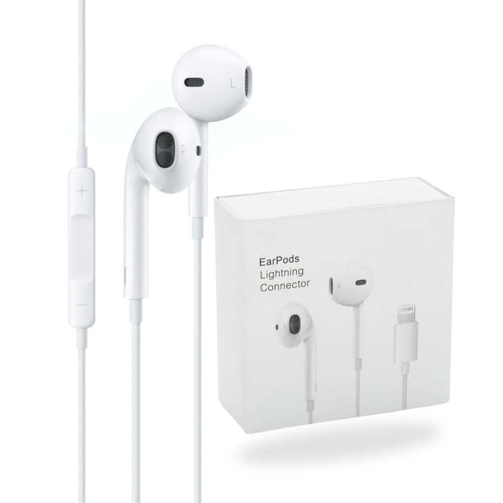 Fone De Ouvido Lightning iphone Com Fio Com Microfone Para Ipad Iphone 7 8 X 11 12 13 14 PRO MAX em Oferta na Shopee