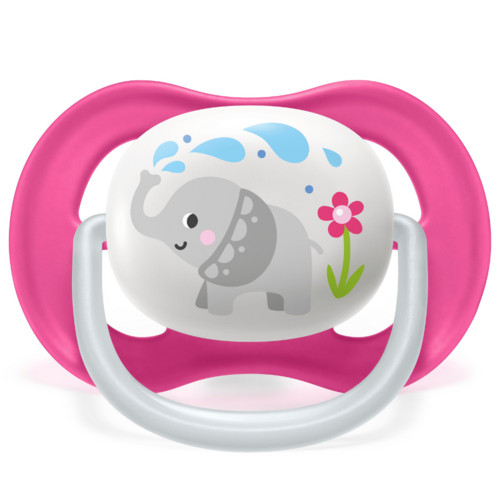 Chupeta Ultra Air 6-18M Rosa Elefante Philips Avent