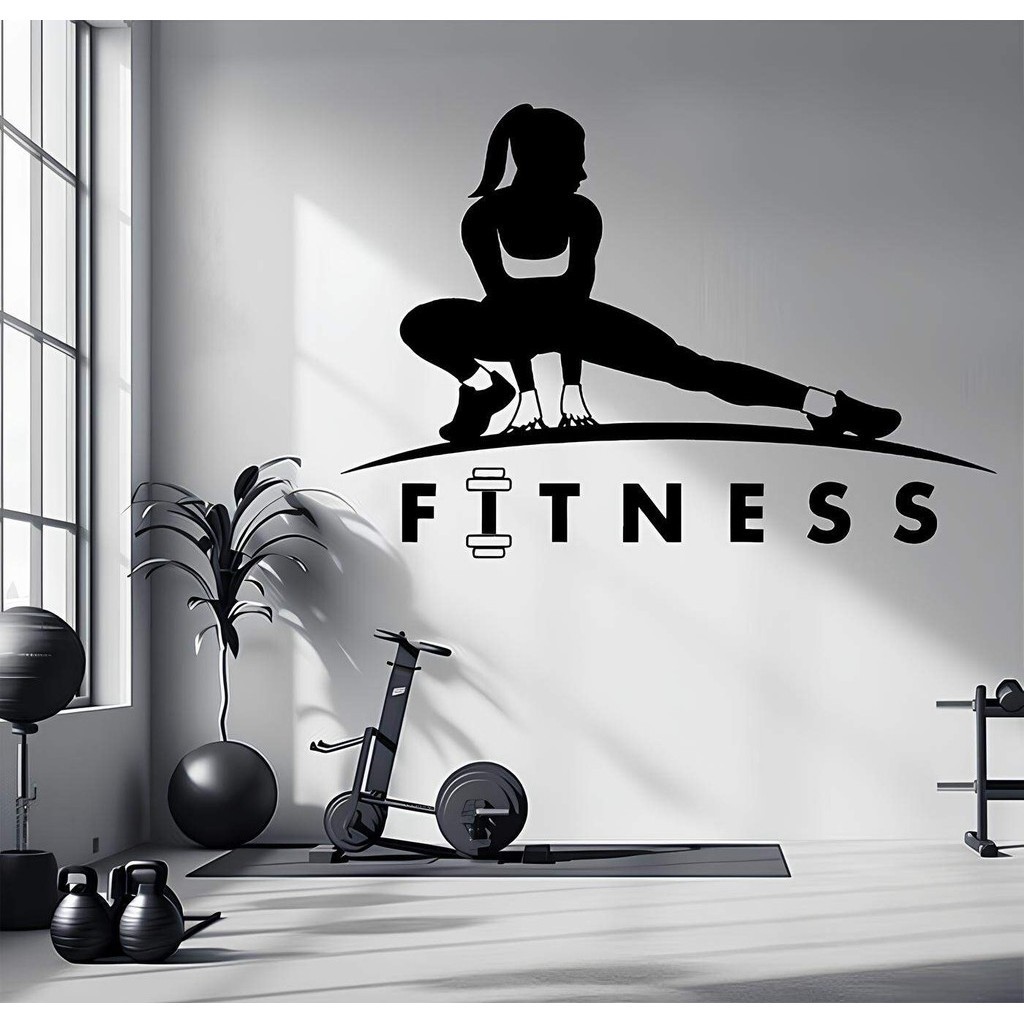 Adesivo de Parede Fitness em Oferta na Shopee
