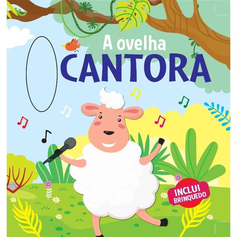 Livro com Pelucia - a Ovelha Cantora em Oferta na Shopee
