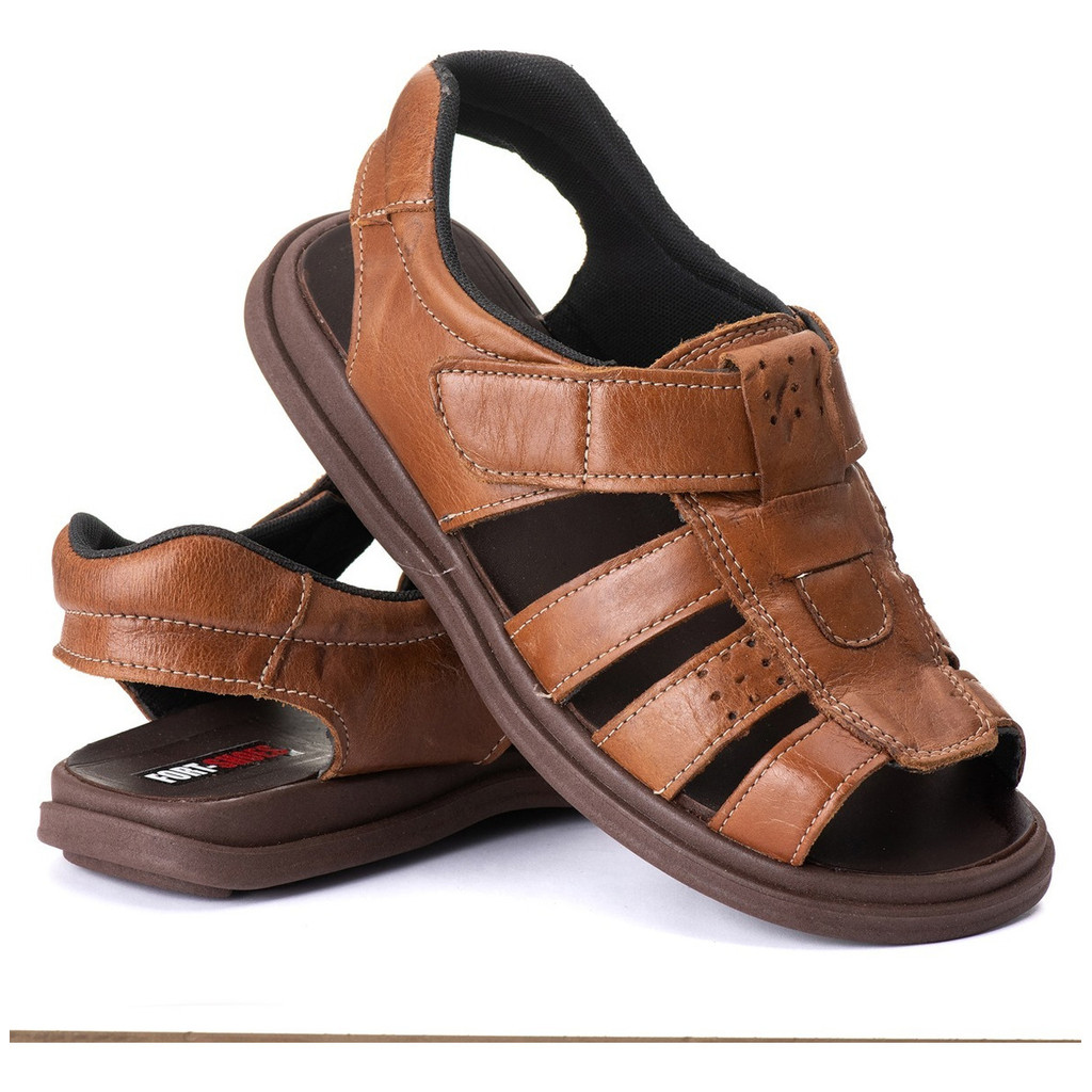 Chinelo Sandalia Ortopédico Anatômico Anti Stress Couro I em Oferta na Shopee