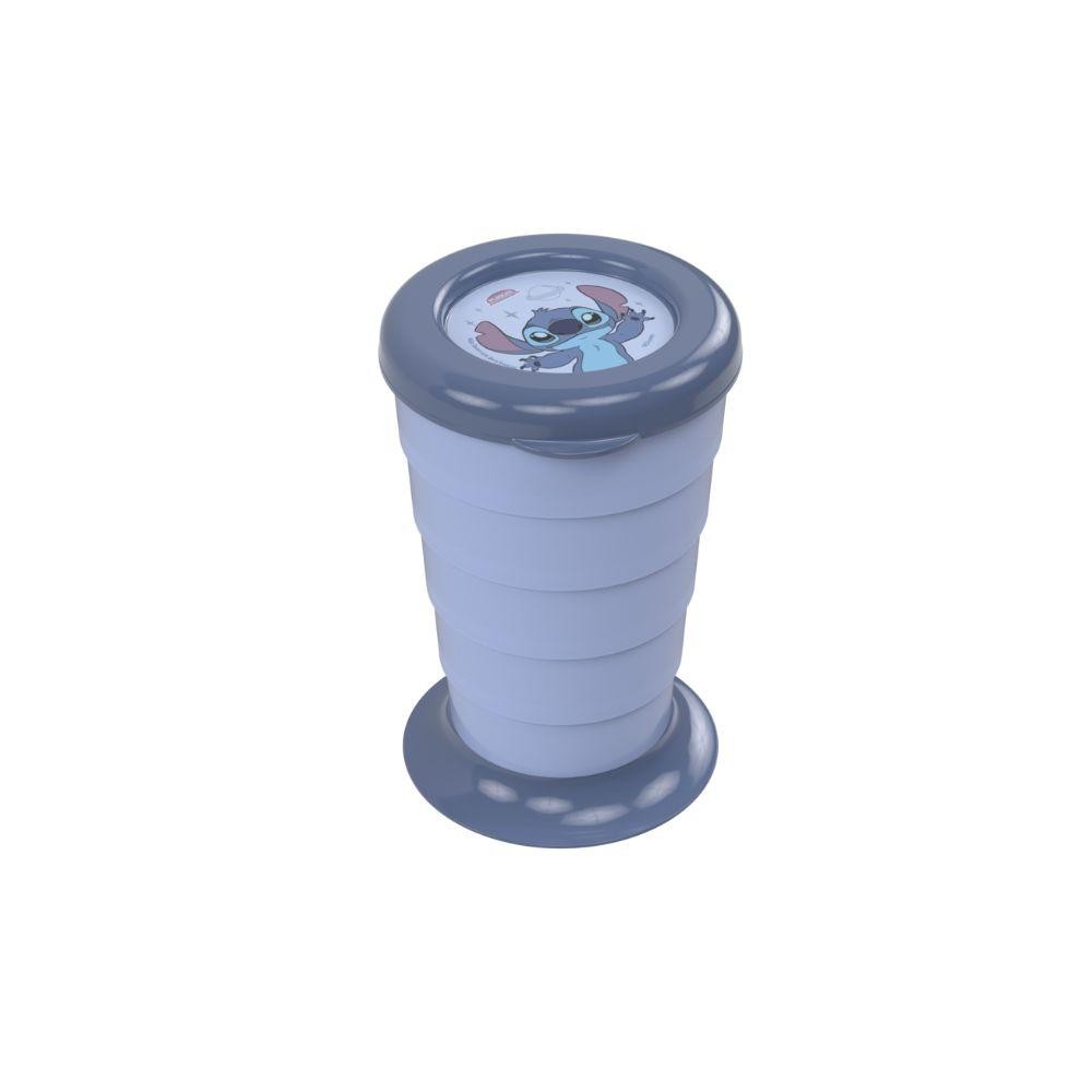 Copo Retrátil Stitch Dobrável Sanfonado Plástico Plasútil em Oferta na Shopee