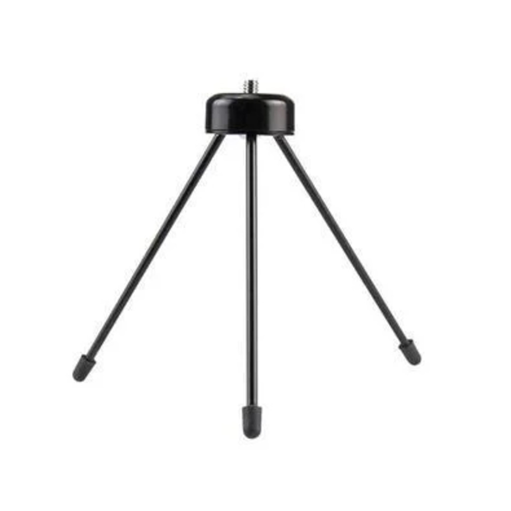 Mini Tripé de Mesa 19cm Para Ring Light Câmera Webcam