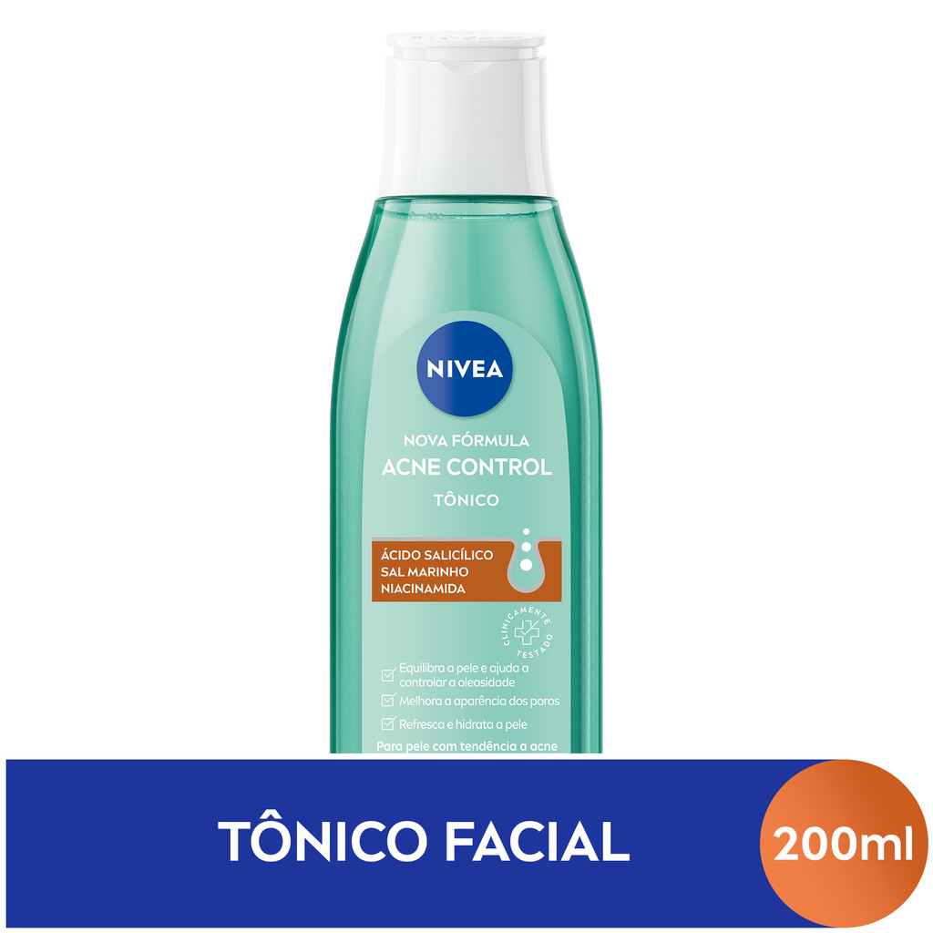 NIVEA Tônico Facial Acne Control 200ml - Beauty