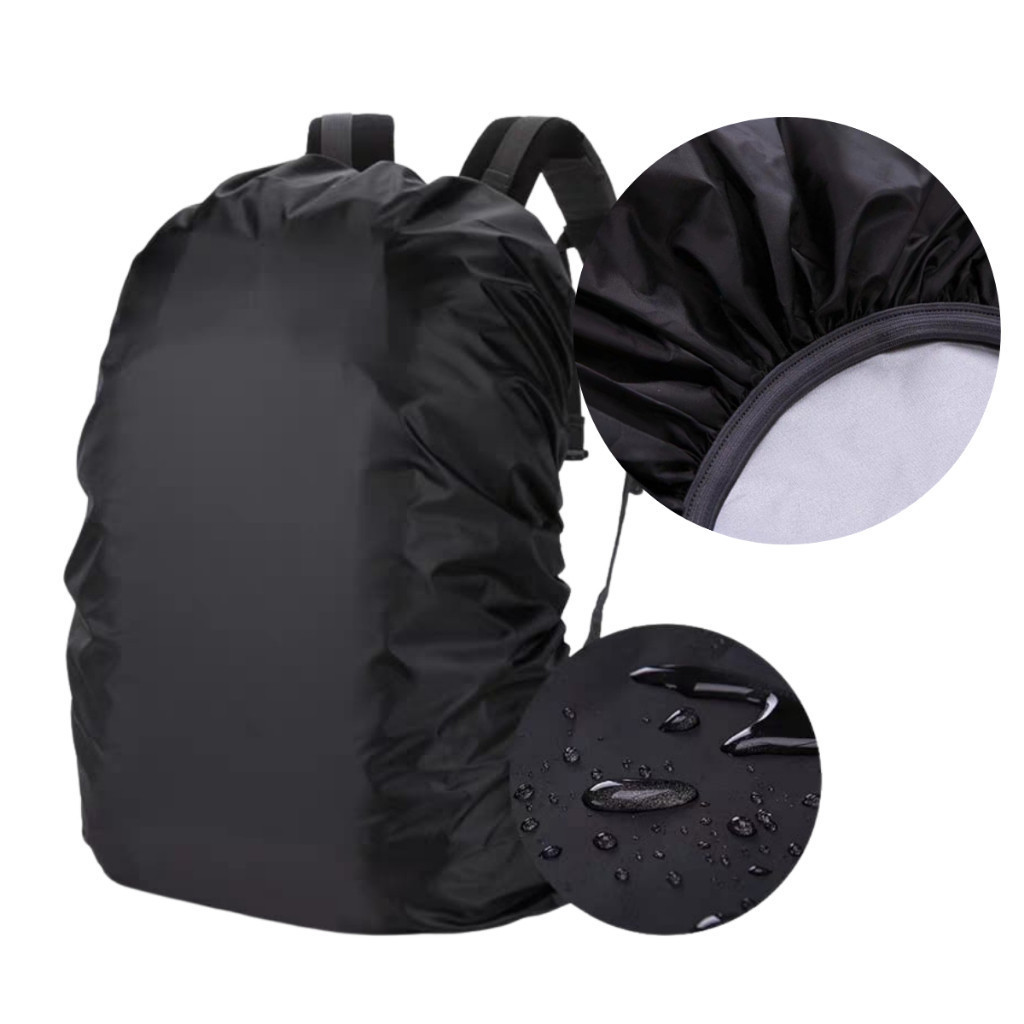 Imagem Capa de Mochila Dupla Face 70cm x 70cm à Prova de Água para Acampamento/Motoboy/Mochila/Chuva/Poeira