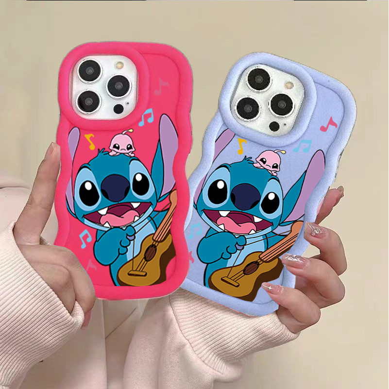 Capa De Telefone Disney Stitch Para Samsung Galalxy A12 A22 A20S A11 A05S A02S A03S A03 Core A04 A04E A21S A20 A30 A51 A em Oferta na Shopee