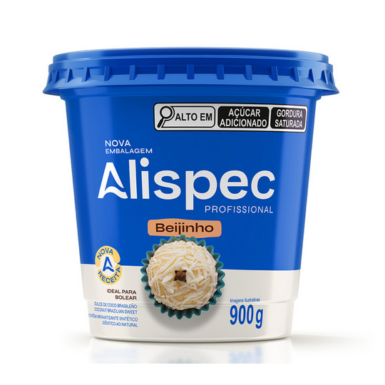 Beijinho Pronto para Enrolar Pote 900g Alispec