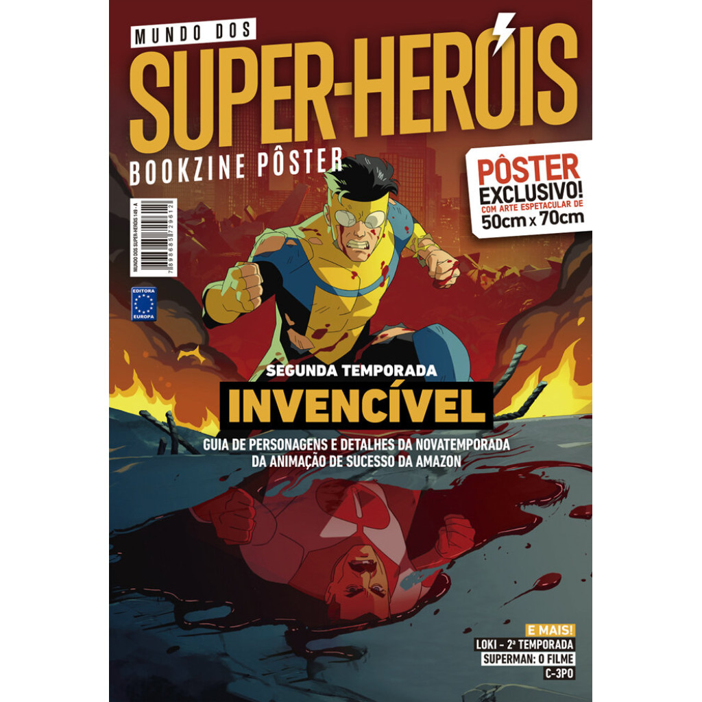 INVENCÍVEL TEMPORADA 2   SUPERPÔSTER MUNDO DOS SUPER HERÓIS em Oferta na Shopee