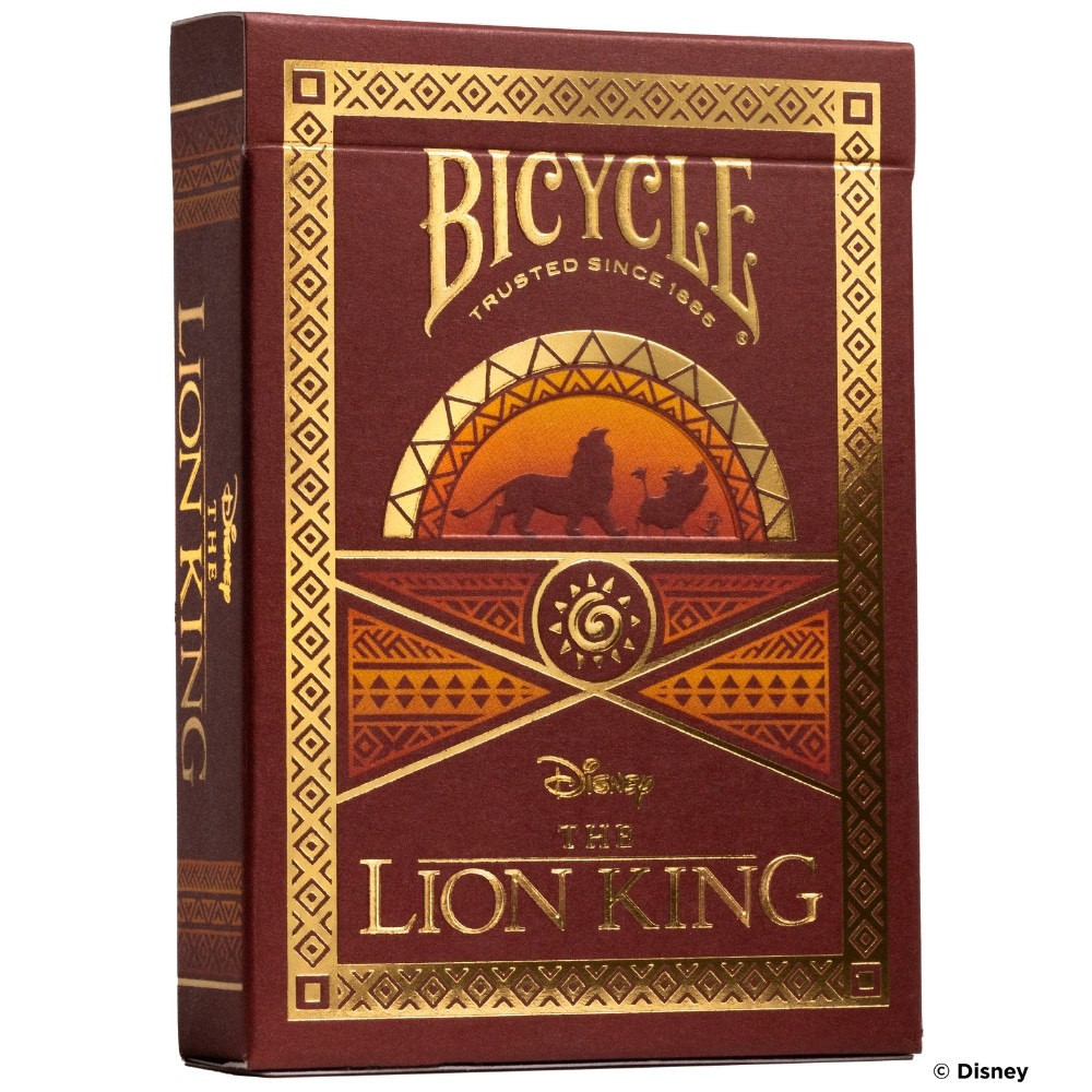 BARALHO BICYCLE REI LEÃO DISNEY 55 CARTAS PERSONALIZADO COPAG THE LION KING PERSONAGEM COLECIONÁVEL em Oferta na Shopee